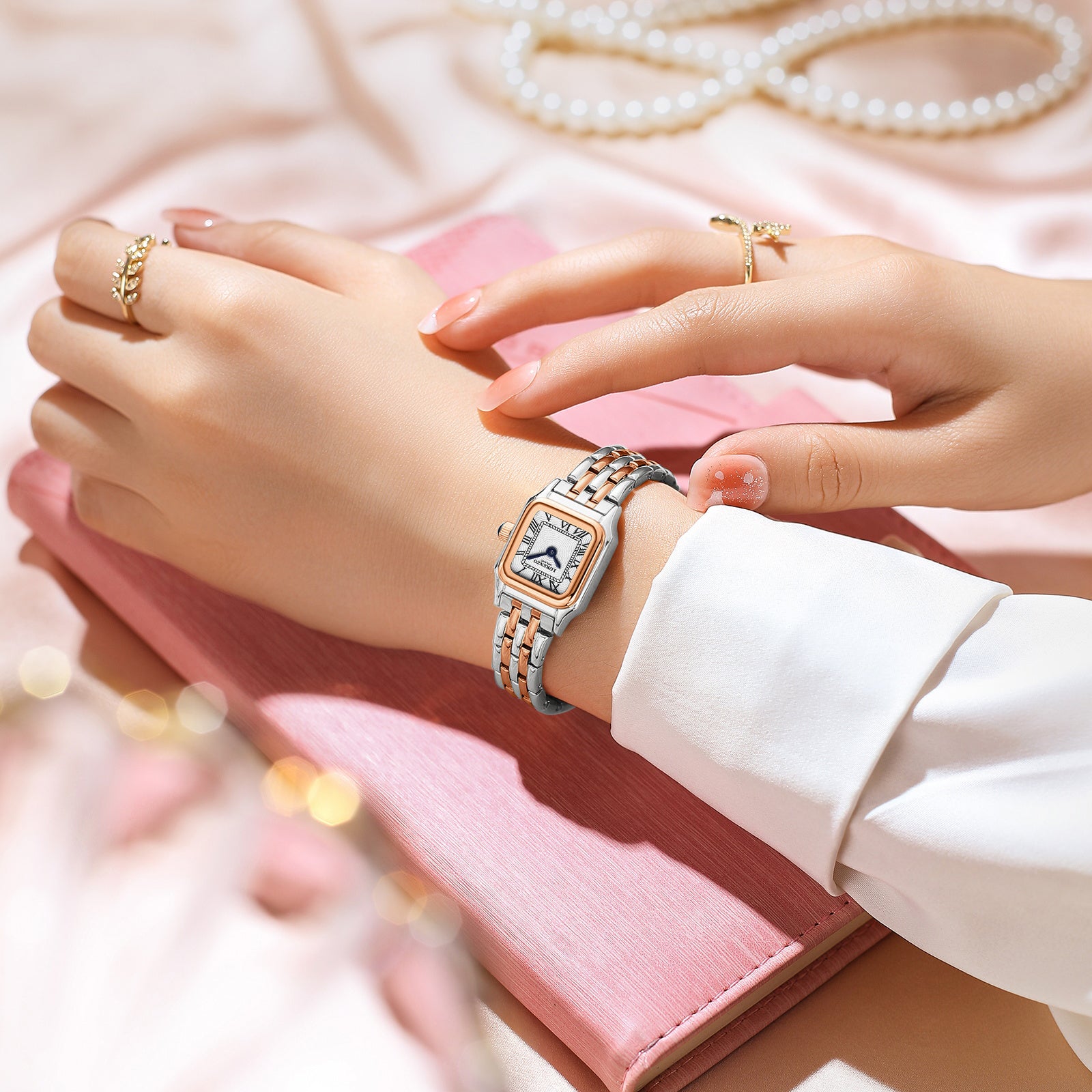 Lorenzo Vanessa Oro Rosa Due Bianco