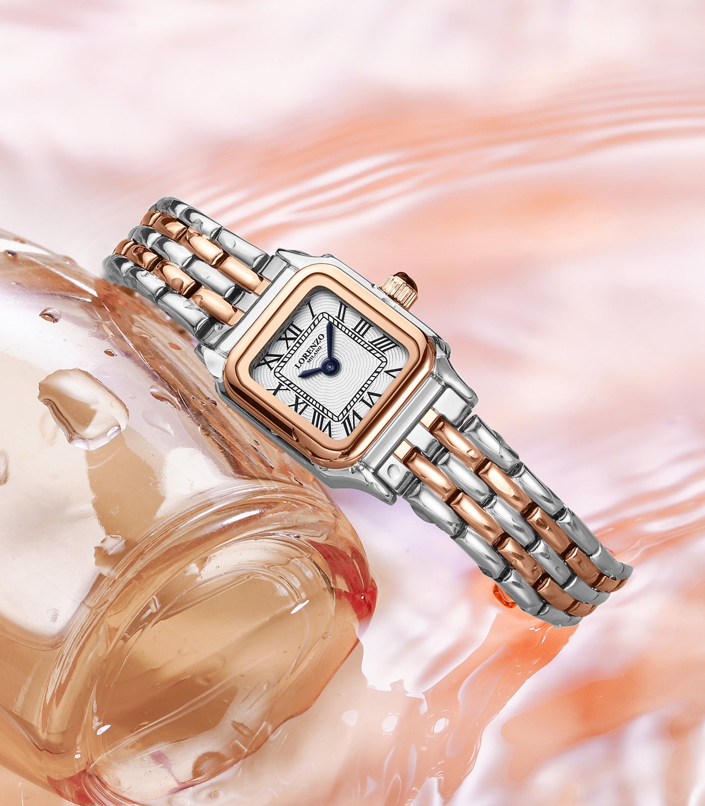 Lorenzo Vanessa Oro Rosa Due Bianco