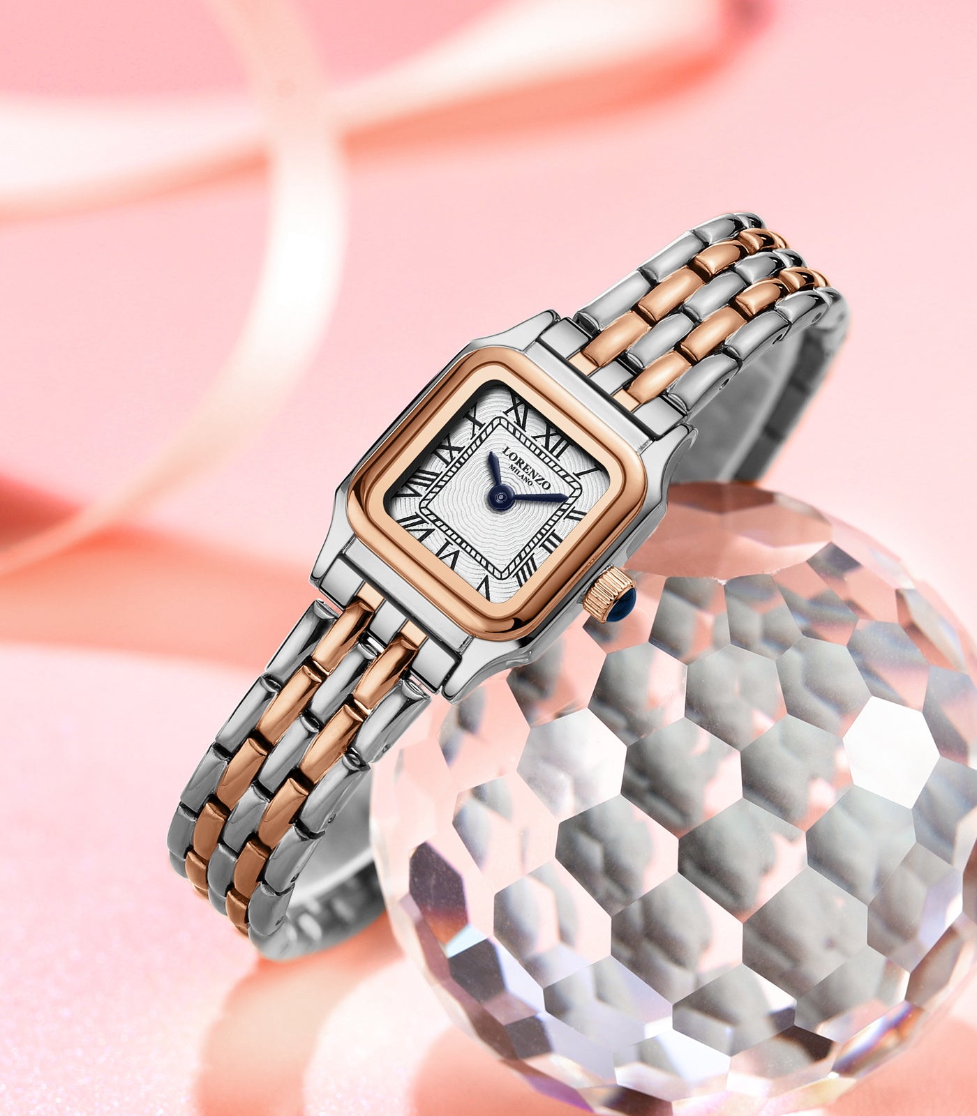 Lorenzo Vanessa Oro Rosa Due Bianco