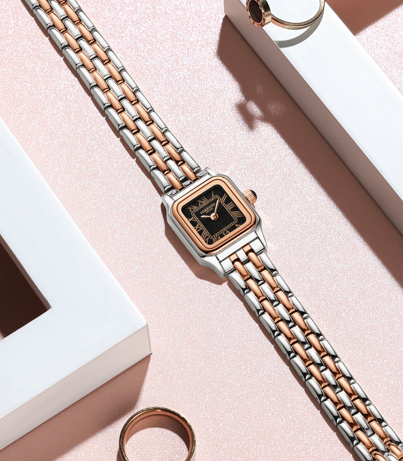 Lorenzo Vanessa Oro Rosa Due Nero