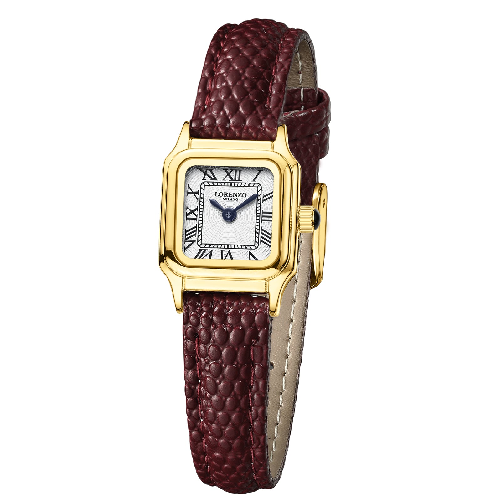 Lorenzo Vanessa Cuoio Oro Bianco