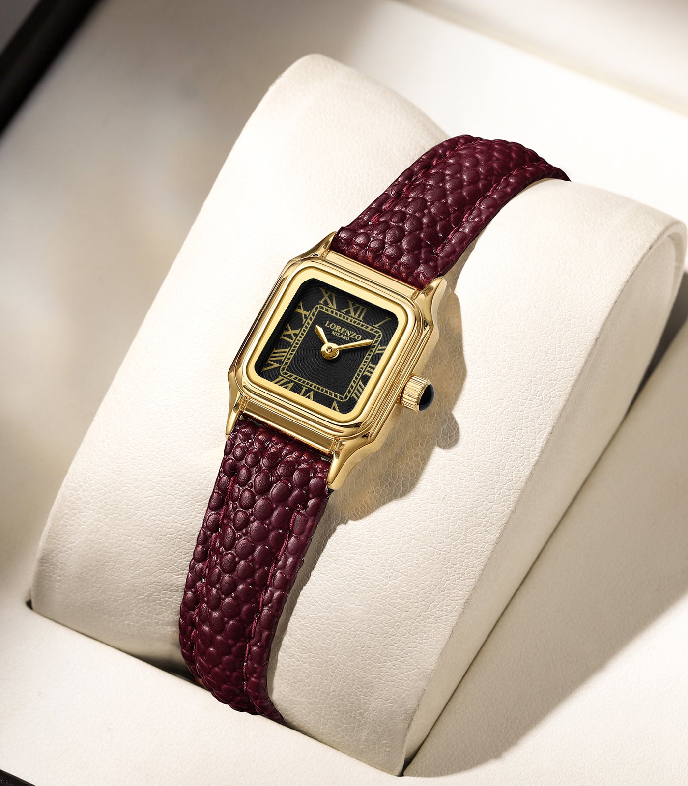 Lorenzo Vanessa Cuoio Oro Nero