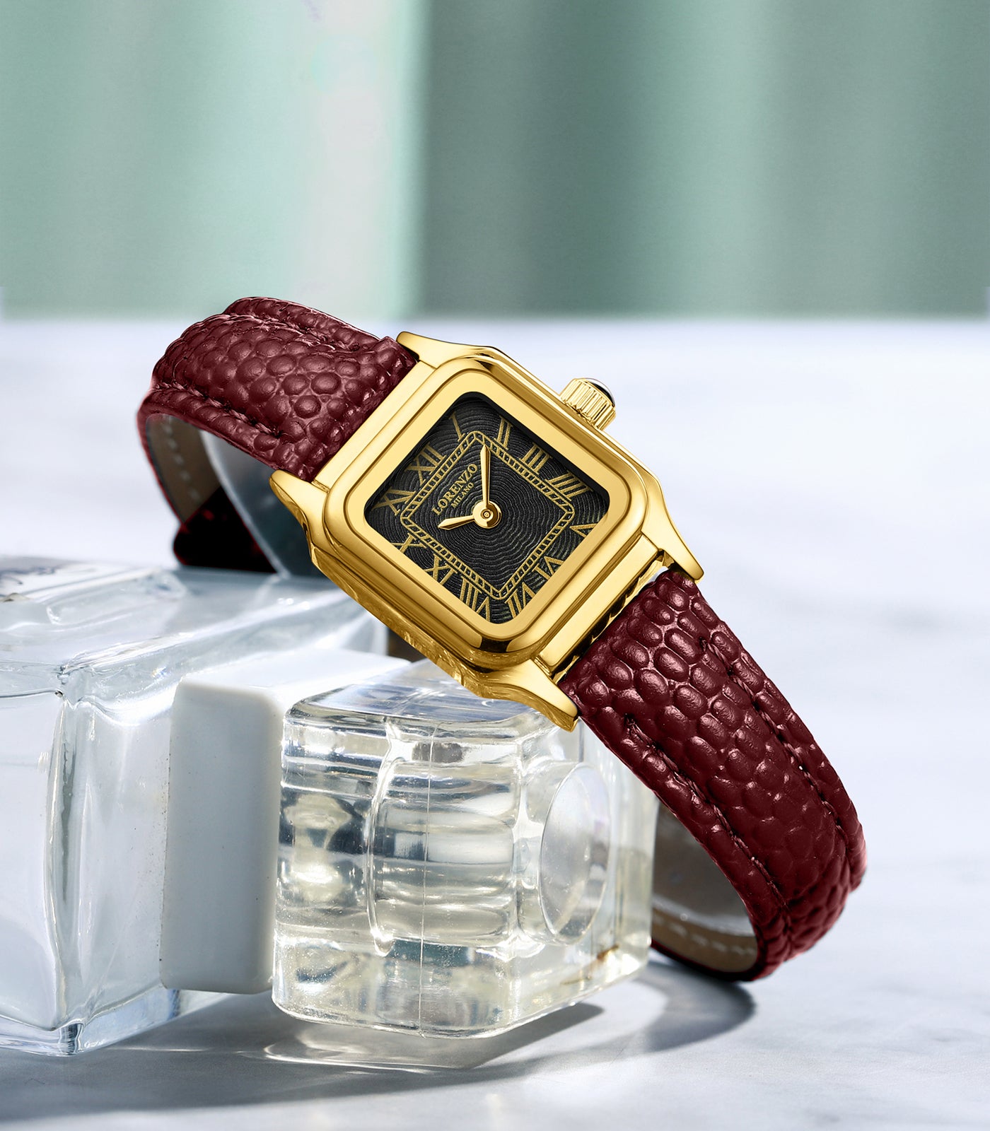 Lorenzo Vanessa Cuoio Oro Nero