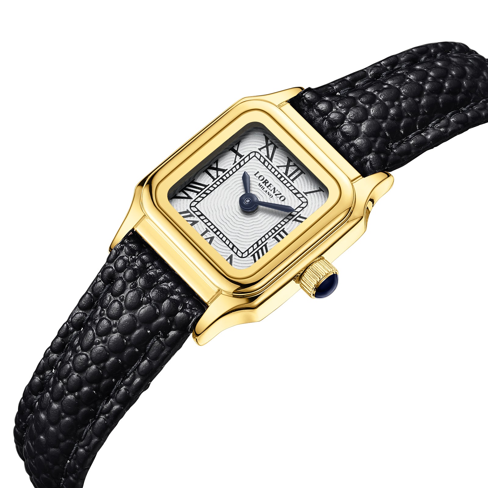 Lorenzo Vanessa Cuoio Oro Nero Bianco