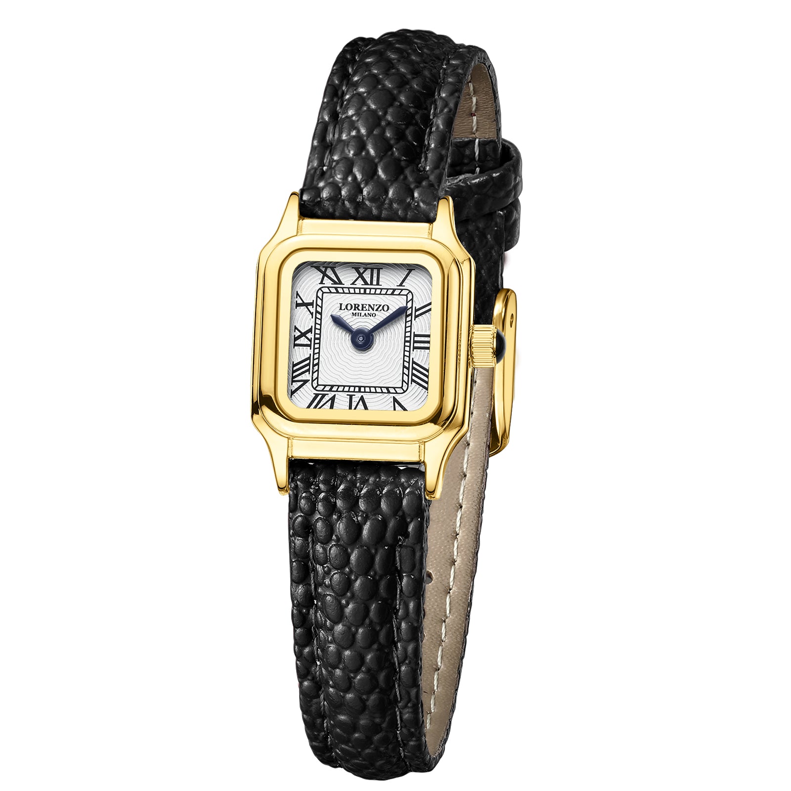Lorenzo Vanessa Cuoio Oro Nero Bianco
