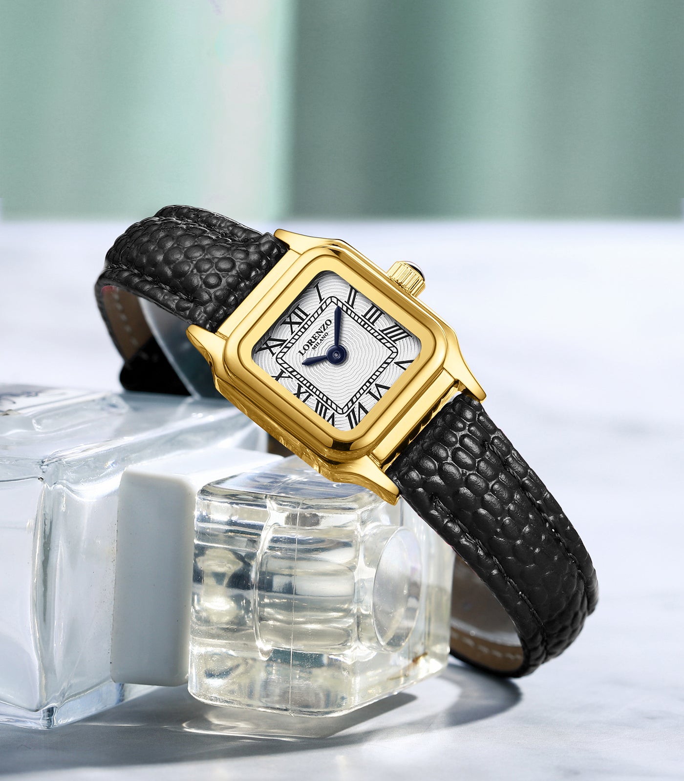 Lorenzo Vanessa Cuoio Oro Nero Bianco