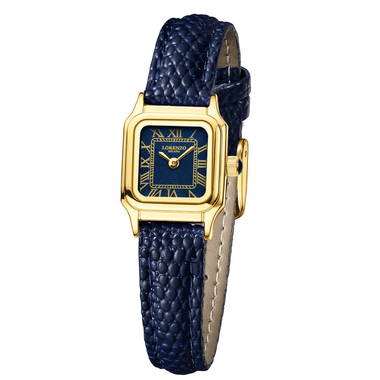 Lorenzo Vanessa Cuoio Oro Blu