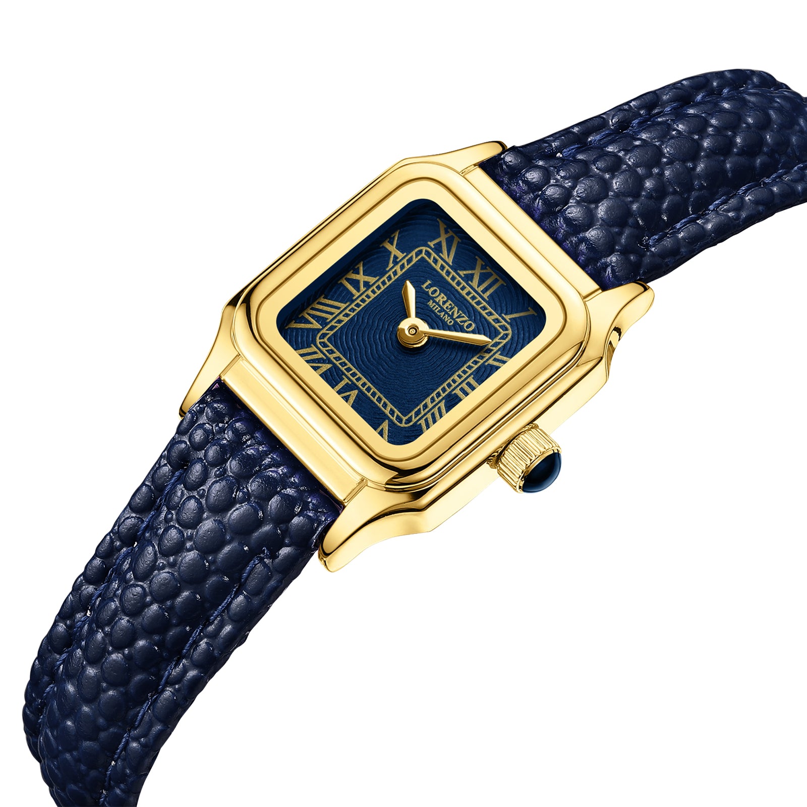 Lorenzo Vanessa Cuoio Oro Blu