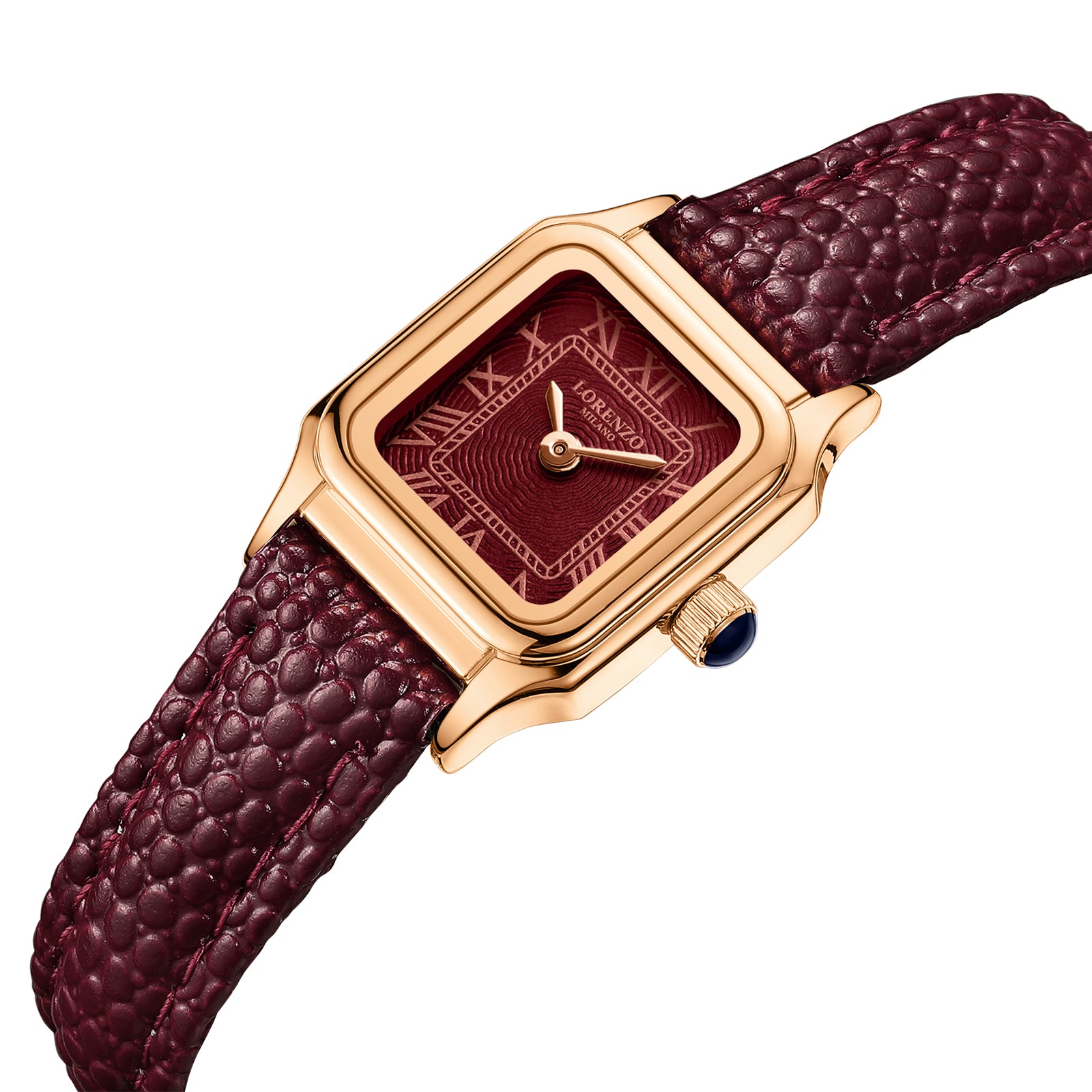 Lorenzo Vanessa Cuoio Oro Rosa Rosso