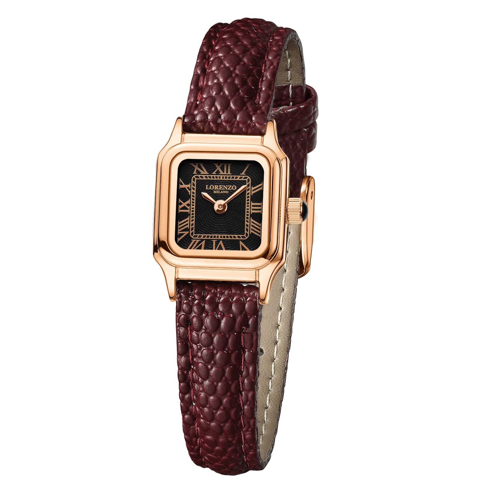 Lorenzo Vanessa Cuoio Oro Rosa Nero