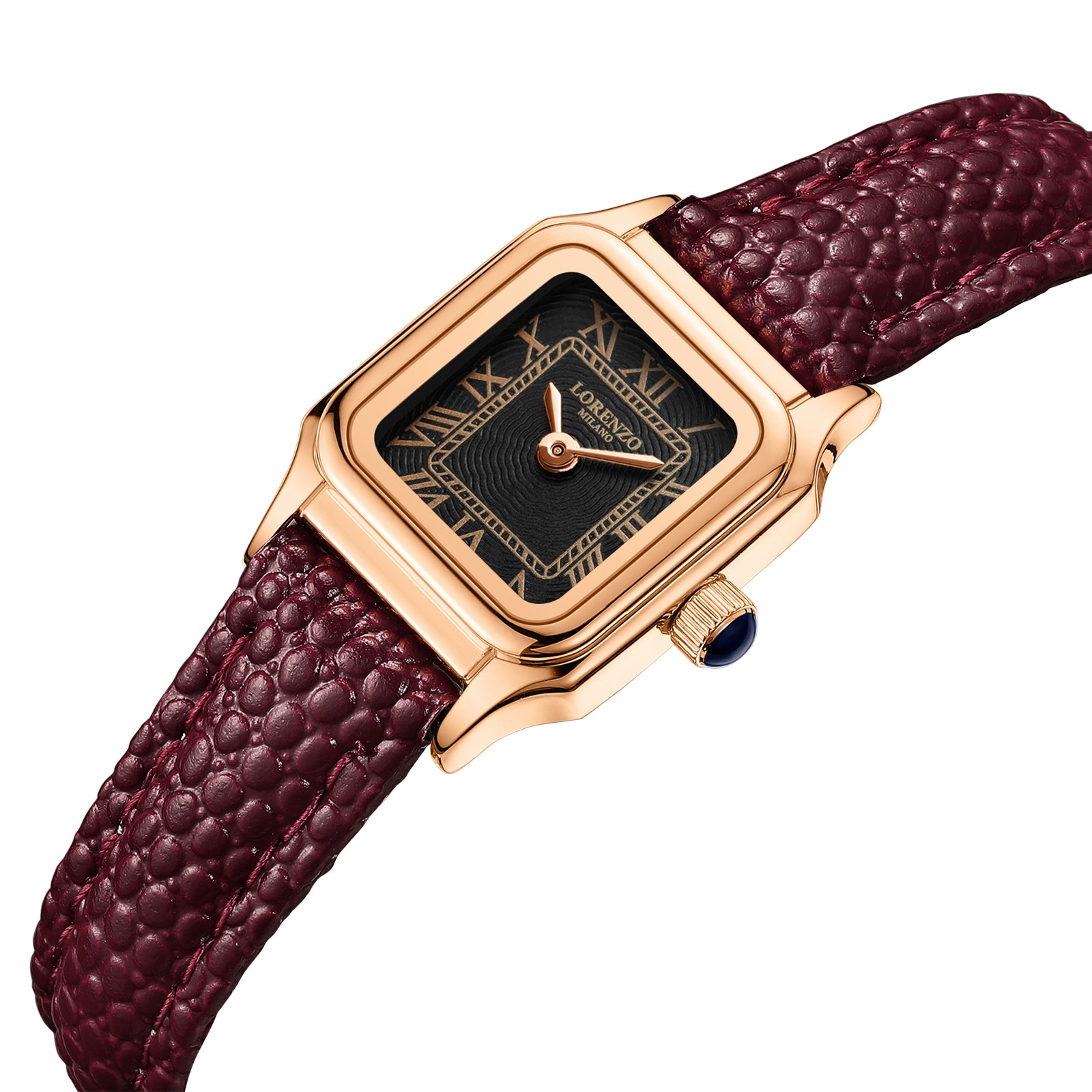 Lorenzo Vanessa Cuoio Oro Rosa Nero