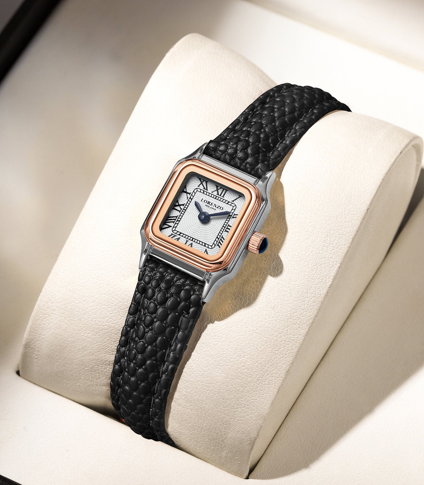 Lorenzo Vanessa Cuoio Oro Rosa Due Bianco