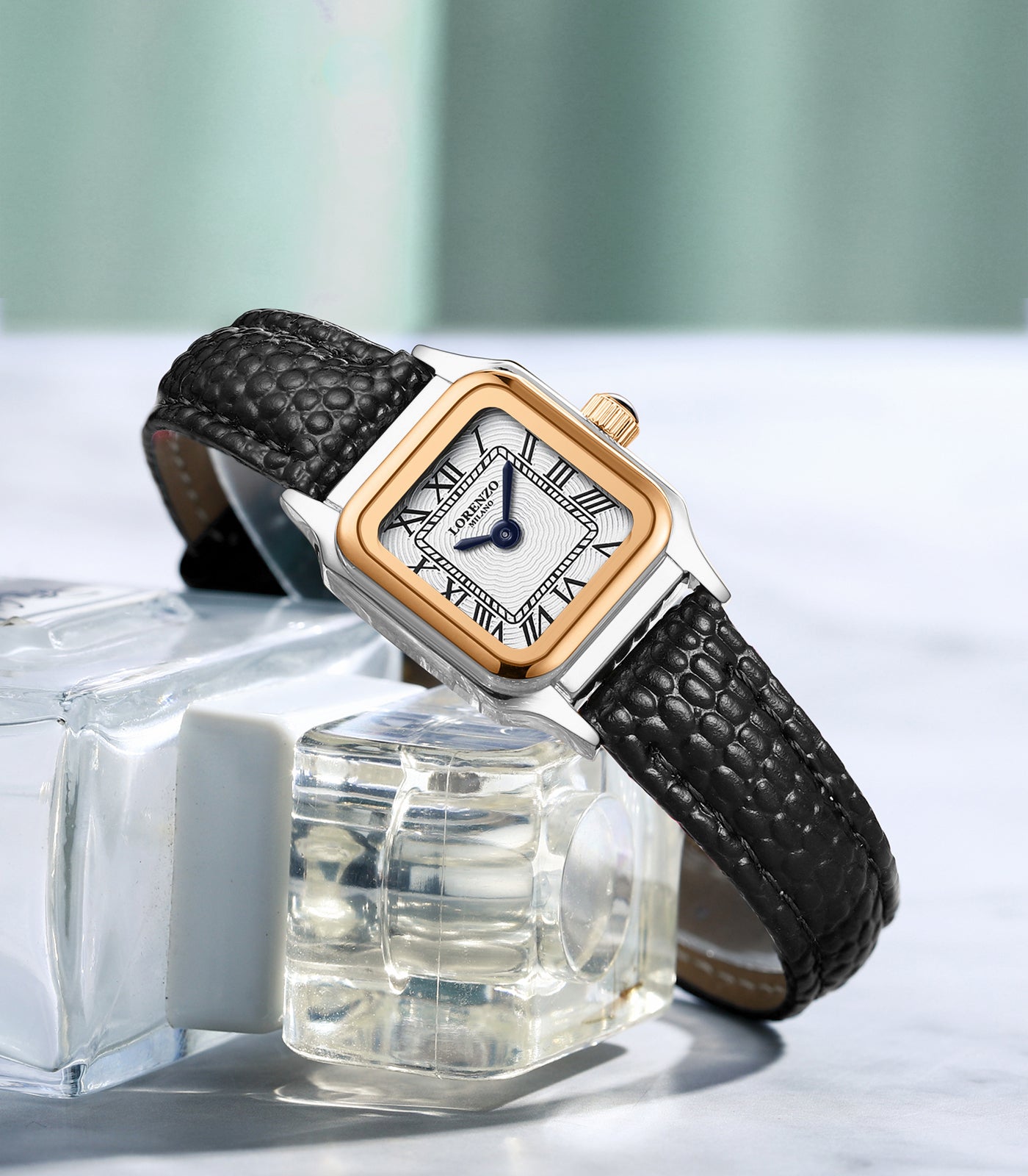 Lorenzo Vanessa Cuoio Oro Rosa Due Bianco