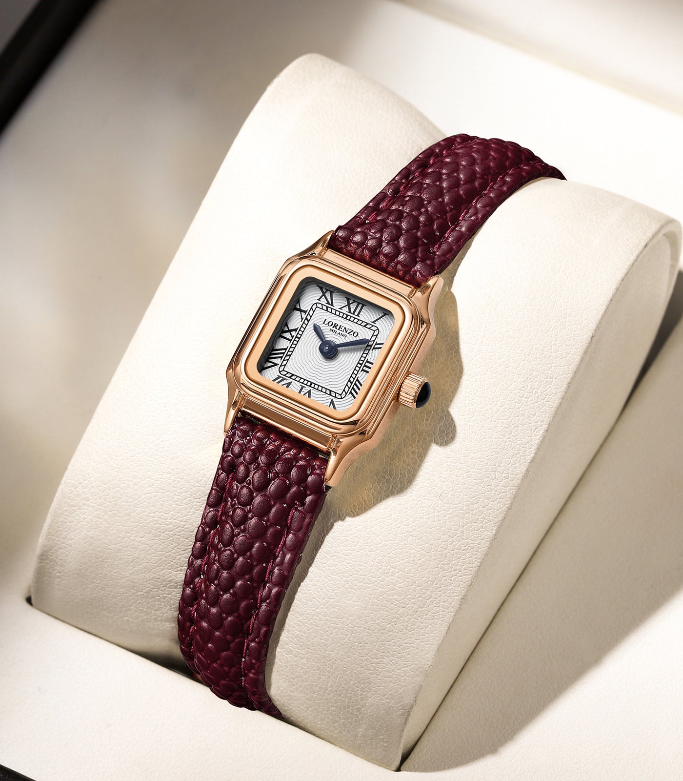 Lorenzo Vanessa Cuoio Oro Rosa Bianco