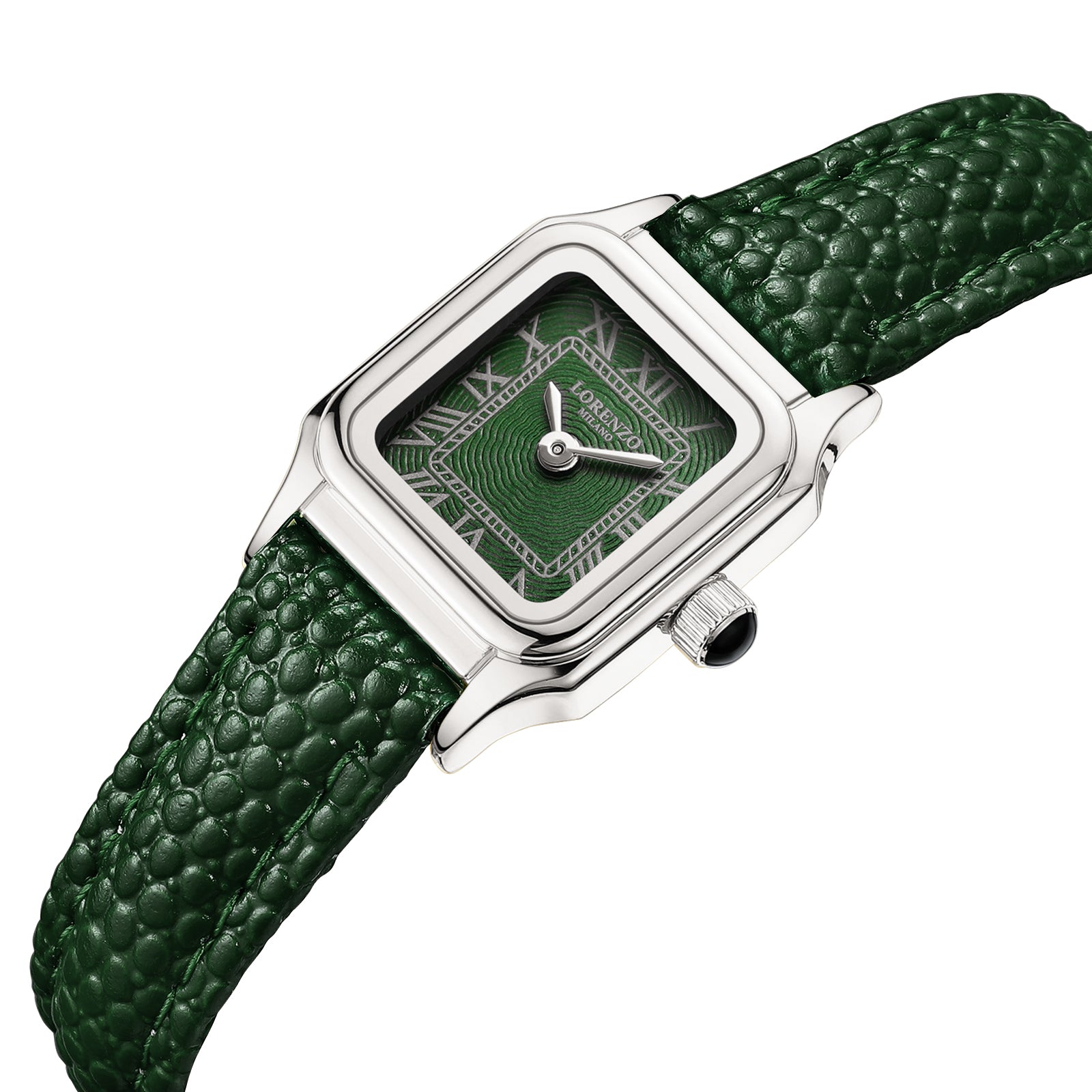 Lorenzo Vanessa Cuoio Argento Verde