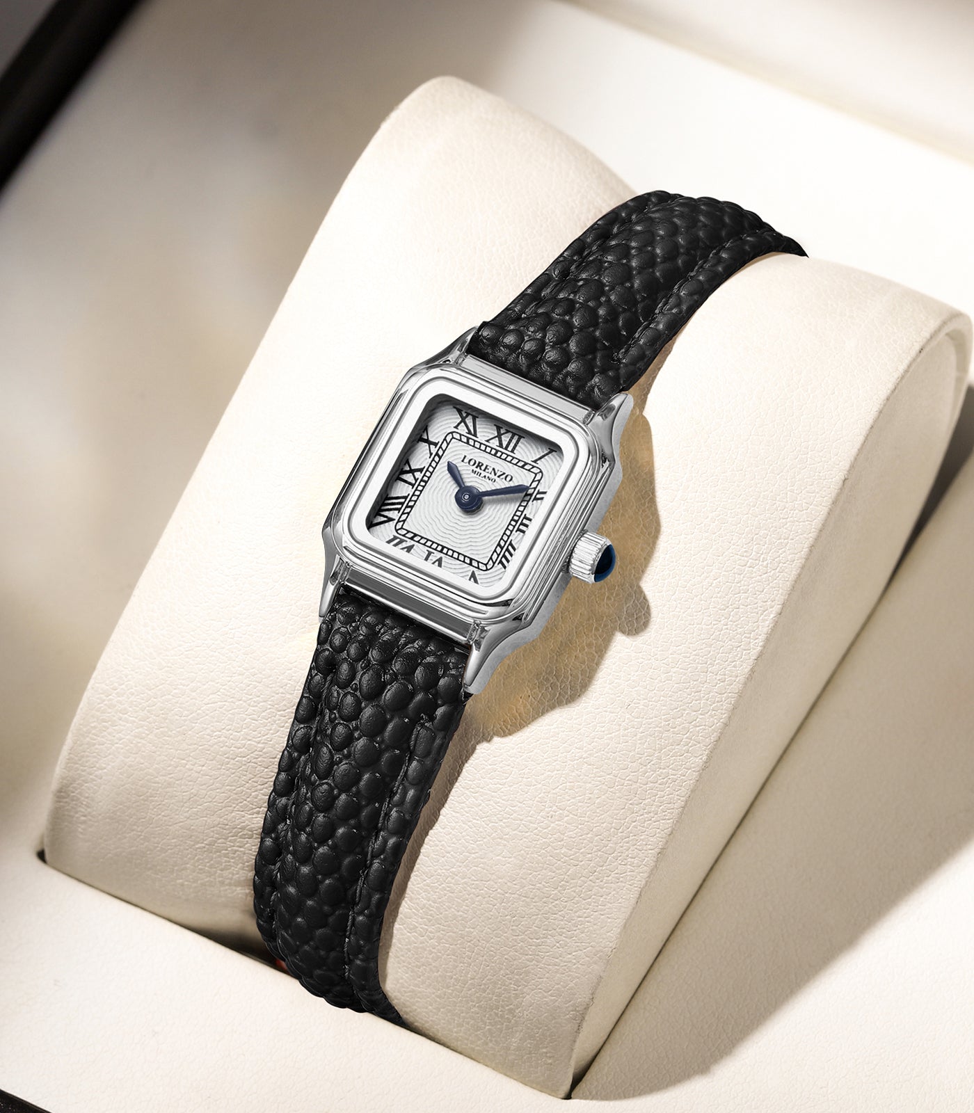 Lorenzo Vanessa Cuoio Argento Bianco