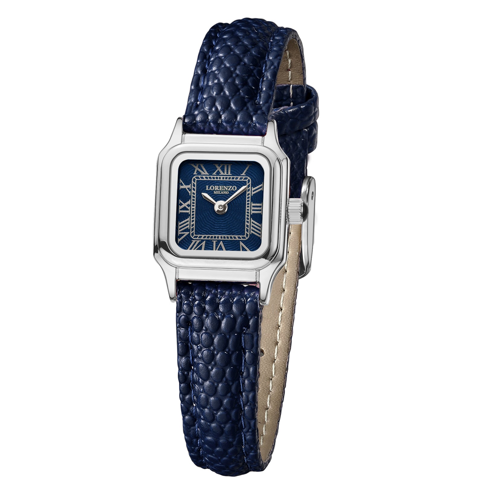 Lorenzo Vanessa Cuoio Argento Blu