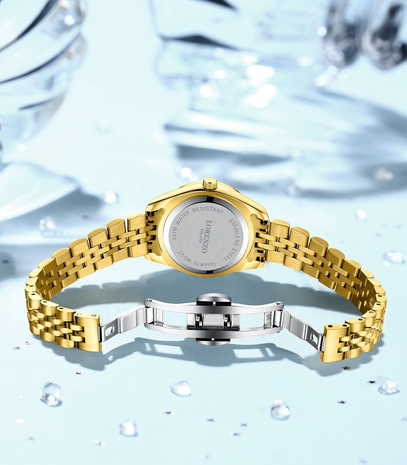 Lorenzo Loretta Argento Verde Acqua