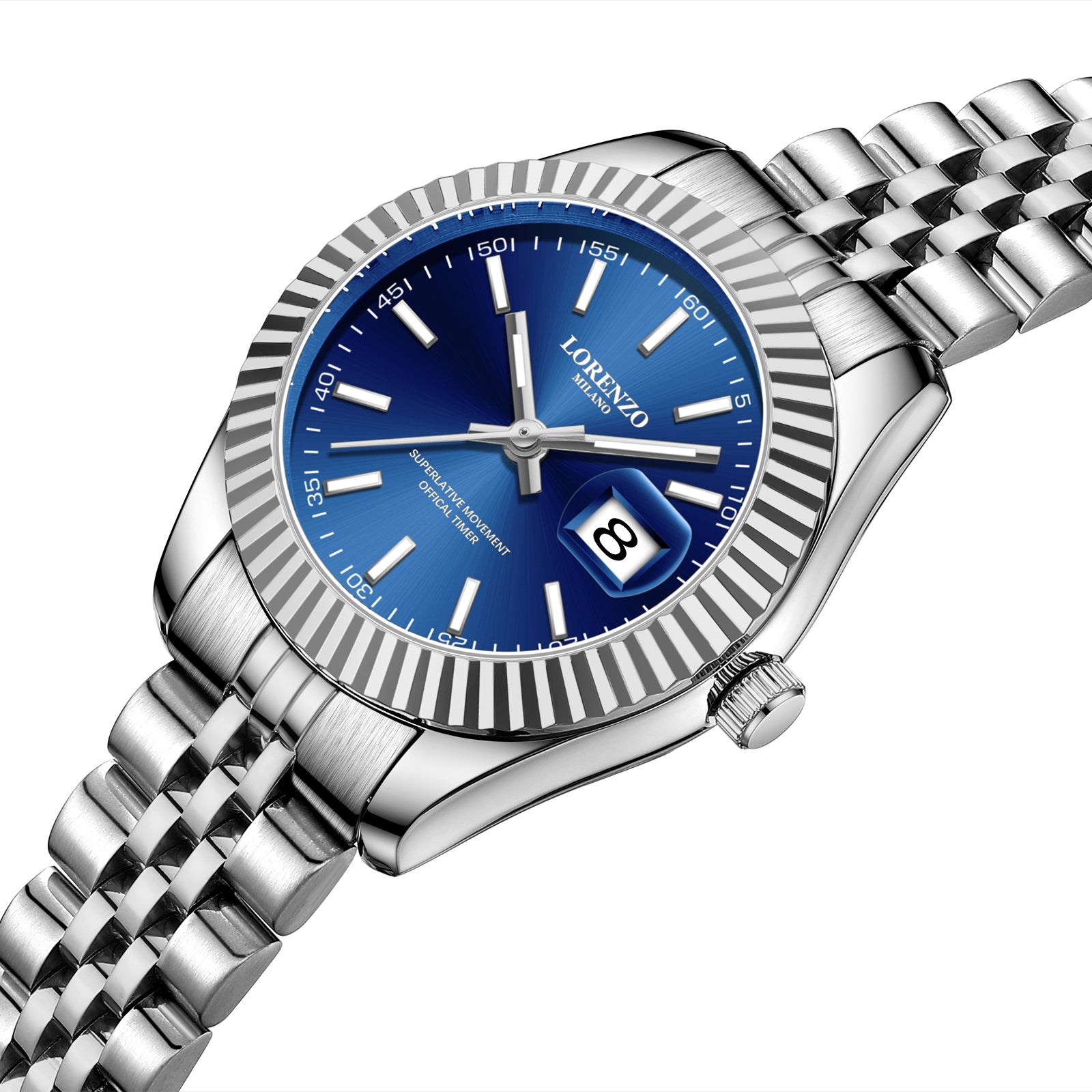 Lorenzo Loretta Argento Blu