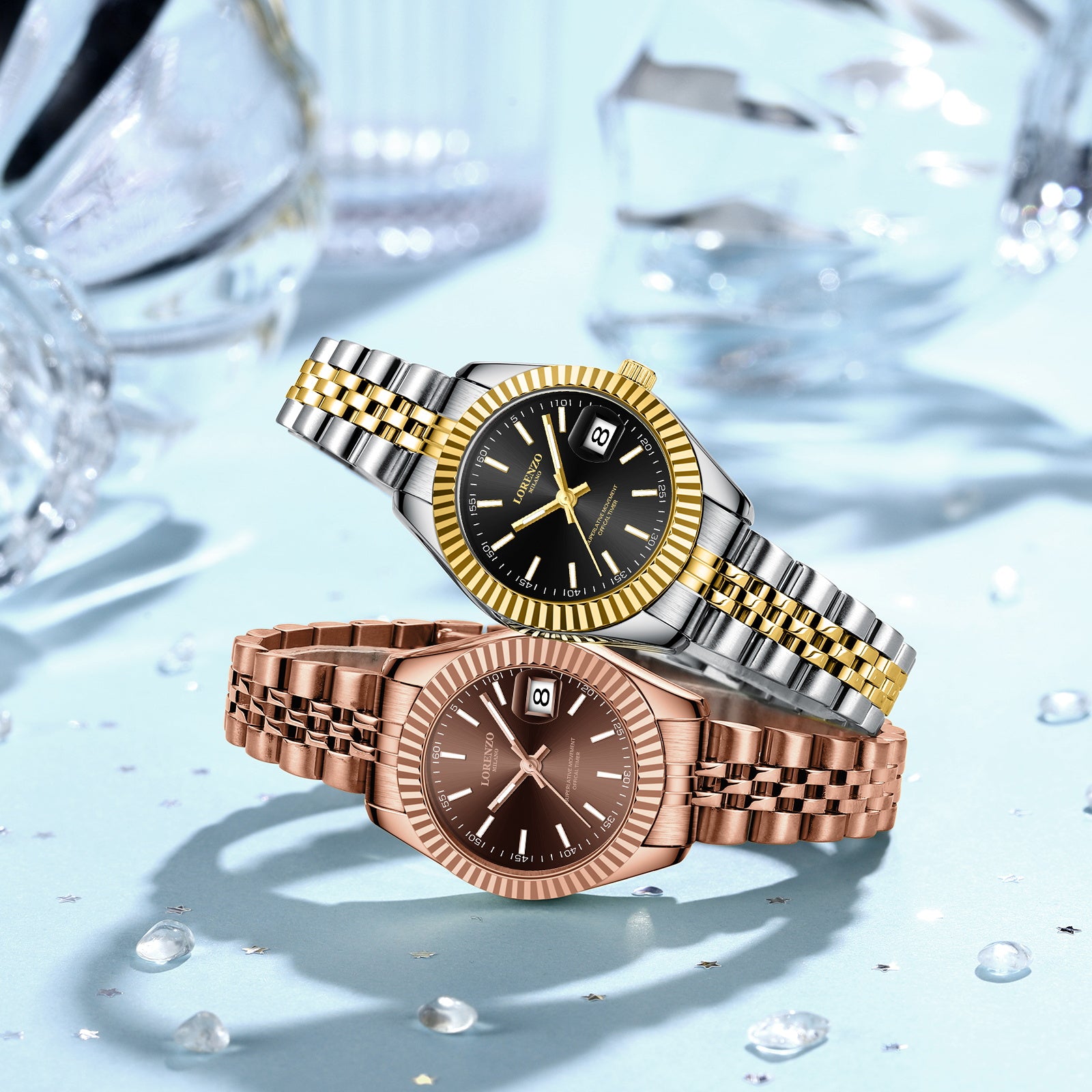 Lorenzo Loretta Oro Rosa Marrone